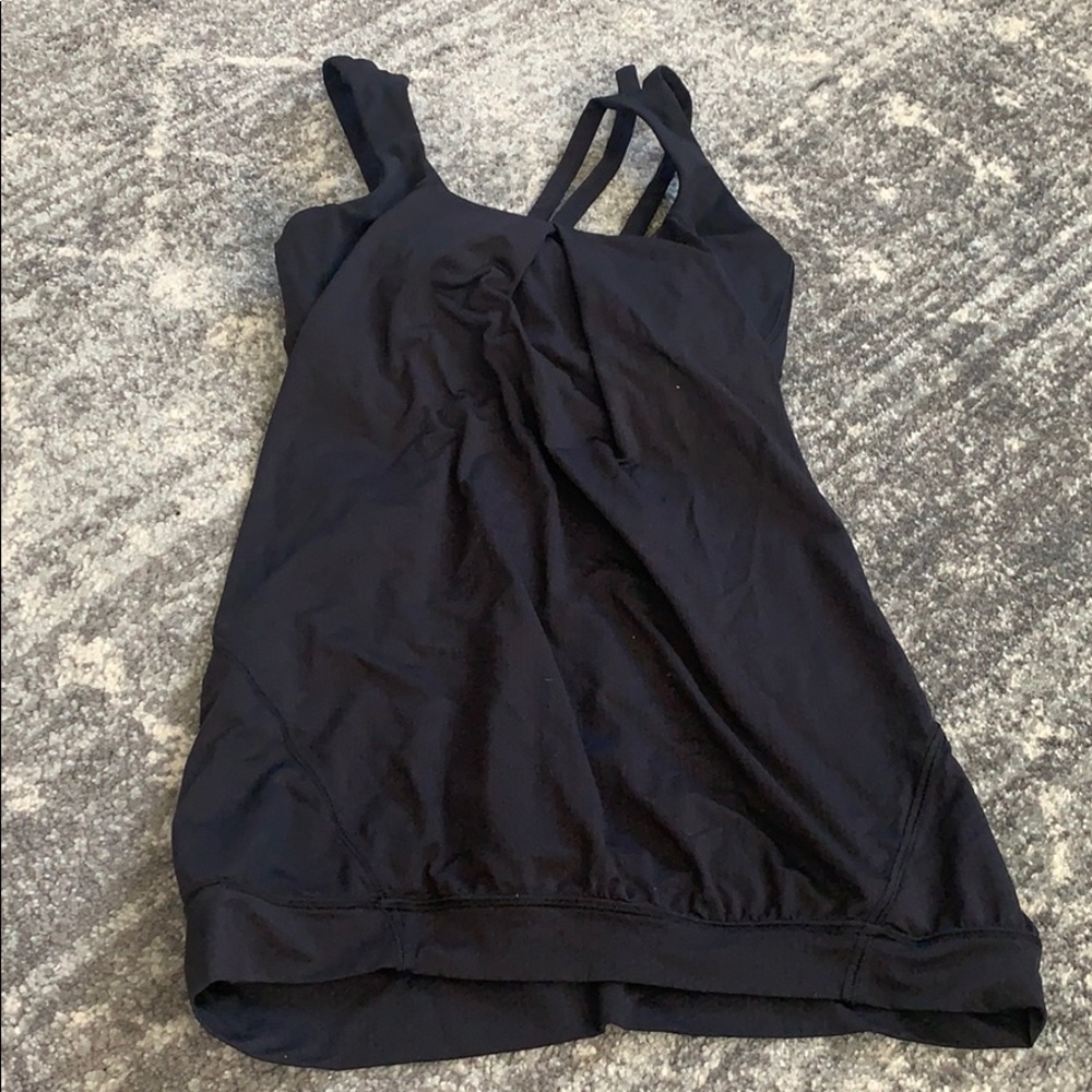 Lulu lemon top with built in sports bra